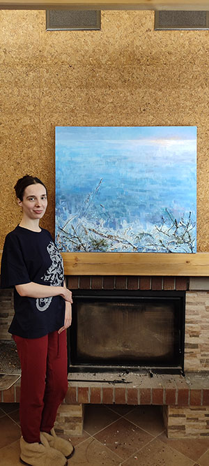 Снег. Девушка. Вода, вид 3