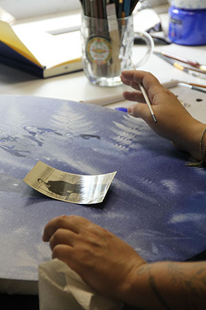 Работа Ирины Анохиной «Отпечатки внутри»